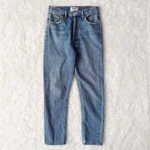 Agolde Woman Blue Feel Good High Rise Cigarette Jeans US24 Contemporary Classic